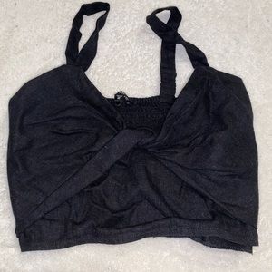 Dynamite Black Crop Top